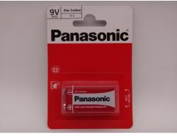 Panasonic 9V 6F22 baterie zinc carbon blister 1