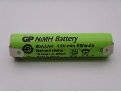 GP Batteries Acumulator GP 80AAAH 1.2V Ni-Mh 800mAh R3 AAA cu lamele pentru lipire