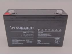 Sunlight 6V 10Ah acumulator AGM VRLA SPA 6 - 10