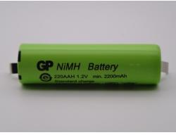 GP Batteries GP220AAH acumulator industrial R6 AA 1.2V 2200mAh Ni-Mh lamele pentru lipire