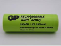 GP Batteries Acumulator GP 250AFH 1.2V 2500mah Ni-Mh A, R23 lamele pentru lipire