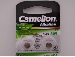 Camelion AG4, baterie ceas 1.5V alcalina, LR626, 177, SR626SW, GP77A, 377 blister 10