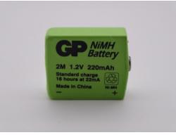 GP Batteries 2M, 1.2V, 220m, Ni-Mh, acumulator prismatic