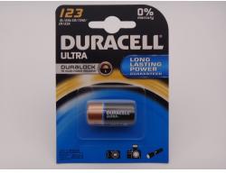 Duracell DL123A, CR17345, CR123A baterie litiu 3V blister 1
