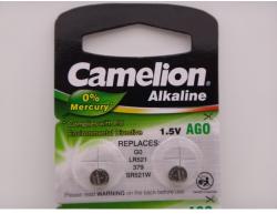 Camelion AG0 baterie ceas 1.5V, alcalina LR521, 379, SR521W blister 10