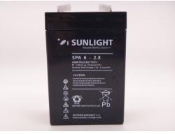 Sunlight 6V 2.8Ah baterie AGM VRLA SPA 6-2.8