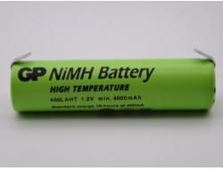 GP Batteries Acumulator GP 400LAHT 1.2V Ni-Mh 4000mAh 7/5A cu lamele pentru lipire Baterie reincarcabila
