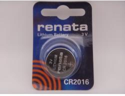 Renata CR2016 baterie litiu 3V blister 1
