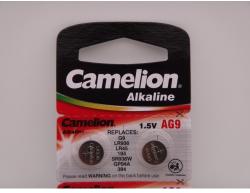 Camelion AG9, baterie ceas 1.5V alcalina, LR936, LR45, 194, SR936W, GP94A, 394 blister 10
