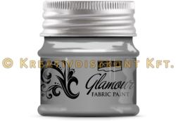 Pentart glamour textilfesték ezüst 50 ml