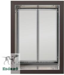  PlexiDor® "L" méretű falba építhető kutyaajtó - Bronz színű (856853003206)