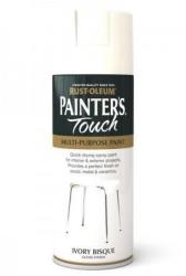 Rust-Oleum Vopsea Spray Painter’s Touch Satin Bej Deschis / Ivory Silk 400ml Ivory Bisque Gloss