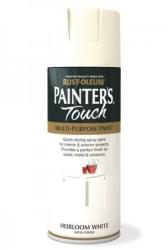 Rust-Oleum Vopsea Spray Painter’s Touch Crem Satin / Heirloom White 400ml heirloom-white-satin