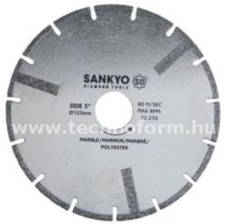 Sankyo DDE-452 110x22, 2 mm-es szegmentált gyémánttárcsa márvány, poliészter vágására (DDE-452)