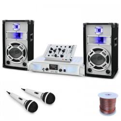 Electronic-Star DJ PA Set de boxe și amplificator "Polar Fox" 1500W (PL4821-4832) (PL4821-4832)