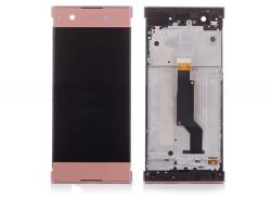 NBA001LCD2369 Sony Xperia XA1 rózsaszín OEM LCD kijelző érintővel kerettel, előlap (NBA001LCD2369)