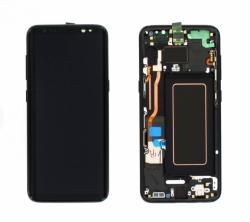 NBA001LCD2305 Samsung Galaxy S8 OEM OLED kijelző érintővel fekete kerettel, előlap (NBA001LCD2305)
