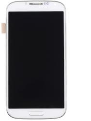 NBA001LCD2272 Samsung Galaxy S4 i9505 fehér OEM LCD kijelző érintővel kerettel, előlap (NBA001LCD2272)