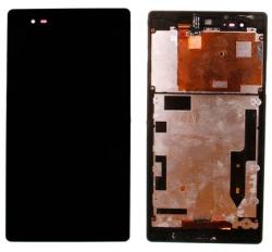 NBA001LCD2351 Sony Xperia T2 Ultra fekete OEM LCD kijelző érintővel kerettel, előlap (NBA001LCD2351)