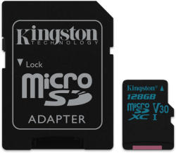 Kingston microSDXC Canvas Go! 128GB C10/U3/V30 SDCG2/128GB