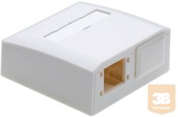 R&M Mini Surface Box, 2x1 Port, üres (R804304)