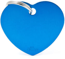  My family medalion - Inimă albastru L