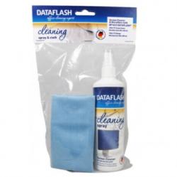 DATAFLASH Set curatare monitoare TFT/LCD/notebook (spray 250ml, + laveta microfiber 40 x 40cm), DATA FLASH (DF-1625)