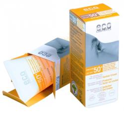 eco cosmetics Crema bio cu protecție solară înaltă, nuanțată FPS 50+ Eco Cosmetics