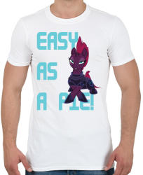 printfashion Shadow Tempest Menő Póni Ruci - Férfi póló - Fehér (815498)