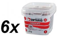 ONTARIO Snack Cheese Bits jutalomfalat 6x75g