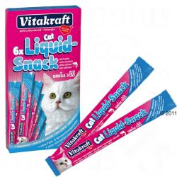 Vitakraft Cat Liquid snack lazac 24x15g