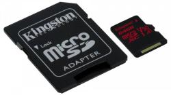 Kingston microSDXC Canvas React 64GB C10/U3/V30/A1 SDCR/64GB