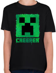 printfashion Minecraft Creeper - Gyerek póló - Fekete (830211)
