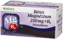 BÉRES Magnézium 250 mg+B6 tabletta 90 db