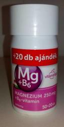 Vitamintár Magnézium 250 mg+B6 tabletta 70 db