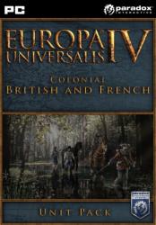 Paradox Interactive Europa Universalis IV Colonial British and French Unit Pack DLC (PC)