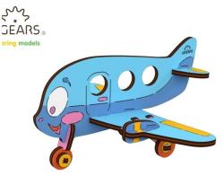 UgearsModels Avion - Puzzle 3D de colorat pentru copii (UG 4820184120488)