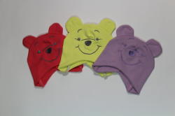 SUNNY KIDS Шапка с ушички, интерлог, различни цветове, 62