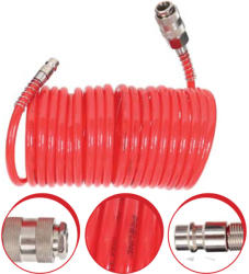 PROLINE Furtun Aer Spiralat Cu Cuple Rapide 8x12mm / 5m (66356)