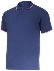 LAHTI PRO Tricou Bumbac Polo Subtire / Albastru - 2xl (l4031205) - global-tools