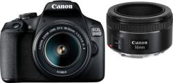 Canon EOS 2000D + 18-55mm IS II + 50mm STM (2728C022AA) Digitális fényképezőgép