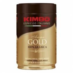 KIMBO Aroma Gold macinata (cutie) 250 g