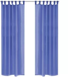 vidaXL Draperii din voal, 2 buc. , 140 x 225 cm, albastru regal (132246)