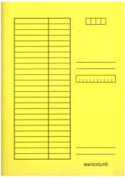 Iskola Pólyás dosszié A4 méretben 230g sárga (310-0058)
