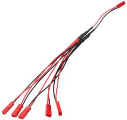 Rayline R250-22 1 to 5 JST charge cable Ötös elosztó töltő kábel