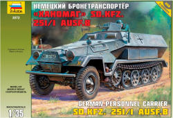Zvezda Sd Kfz 251/1 Ausf B 1:35 (3572)