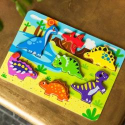 Tooky Toy Puzzle de potrivit Dinozauri (BINJ-TKC392)