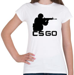 printfashion CS: GO - Női póló - Fehér (842183)