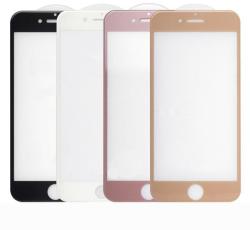 Temp-glass221 Apple iPhone 7 / 8 fehér 5D-teljes lefedettséget biztosító Karcálló, ütésálló kijelzővédő üvegfólia, 9H tempered glass, törlőkendővel (Temp-glass221)
