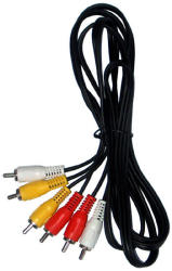 Cabletech Cablu 3xrca-3xrca 1, 5m standard (KPO2664-1.5)